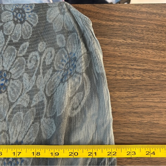 Ananda Design Charcoal Textured Blouse Size OS - Picture 9 of 11